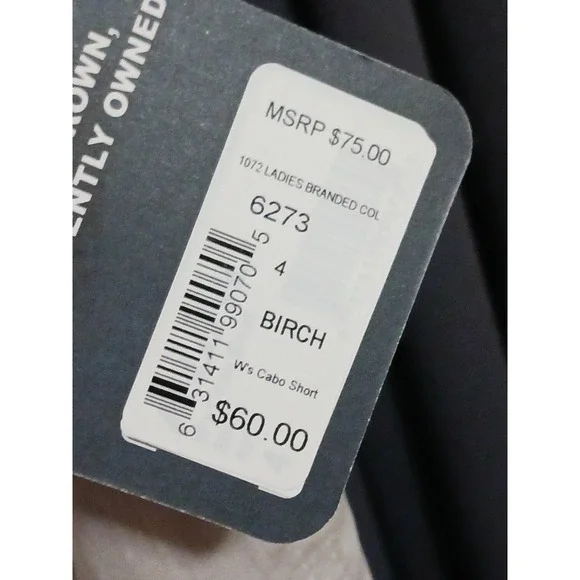 NEW Kuhl Women's Cabo Shorts Birch  Grey Size 4 Gray NWT - Picture 5 of 5